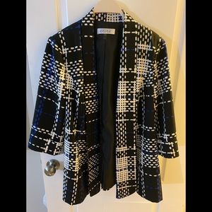 Kasper Plaided Jacket, Size 14W